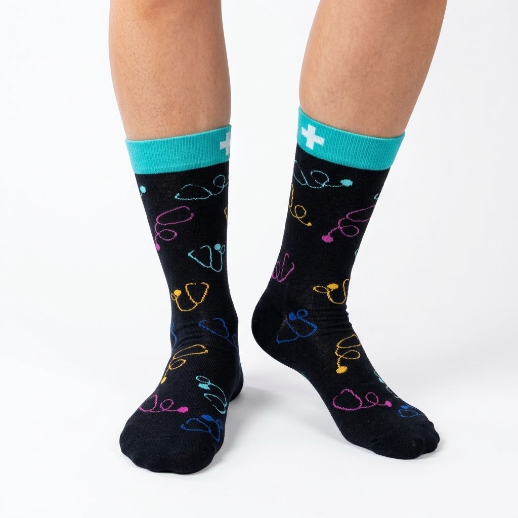 🩺 Chaussettes Med - Stéthoscope