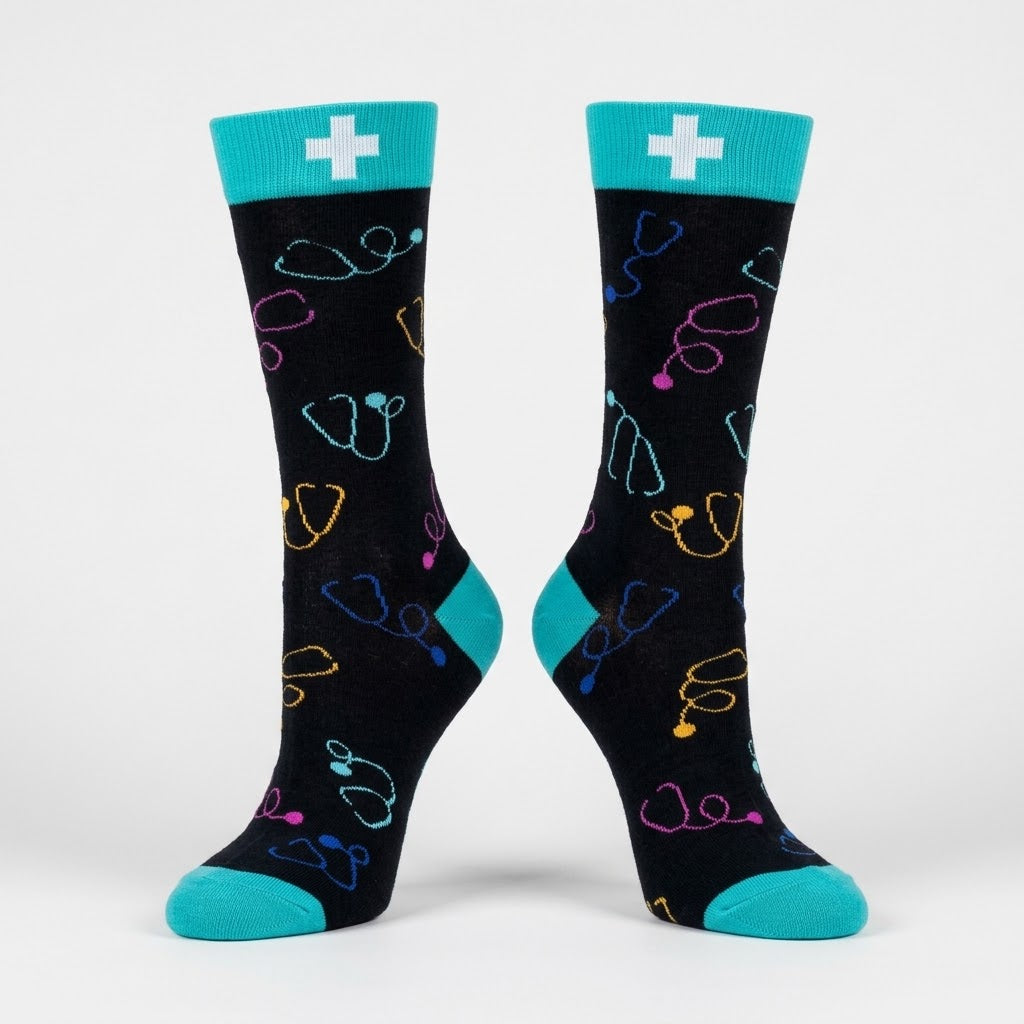 🩺 Chaussettes Med - Stéthoscope