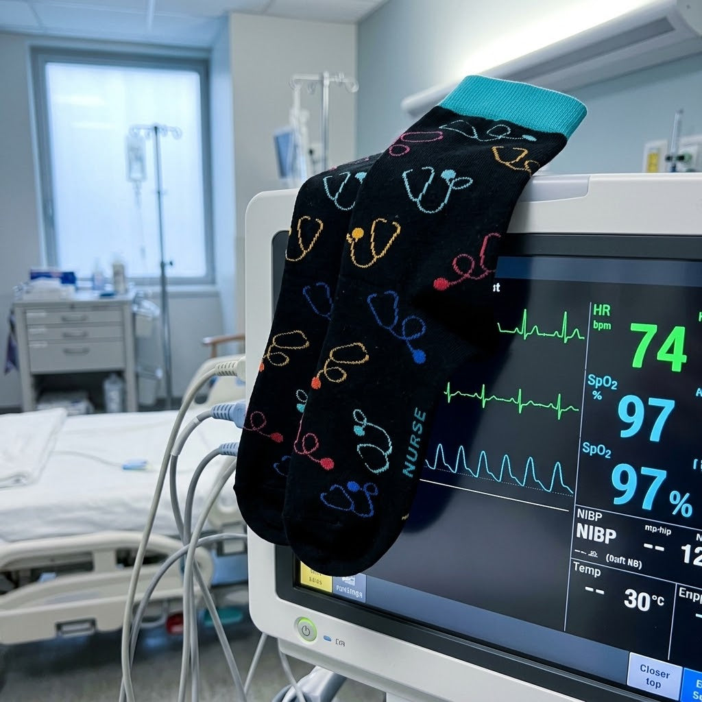 🩺 Chaussettes Med - Stéthoscope