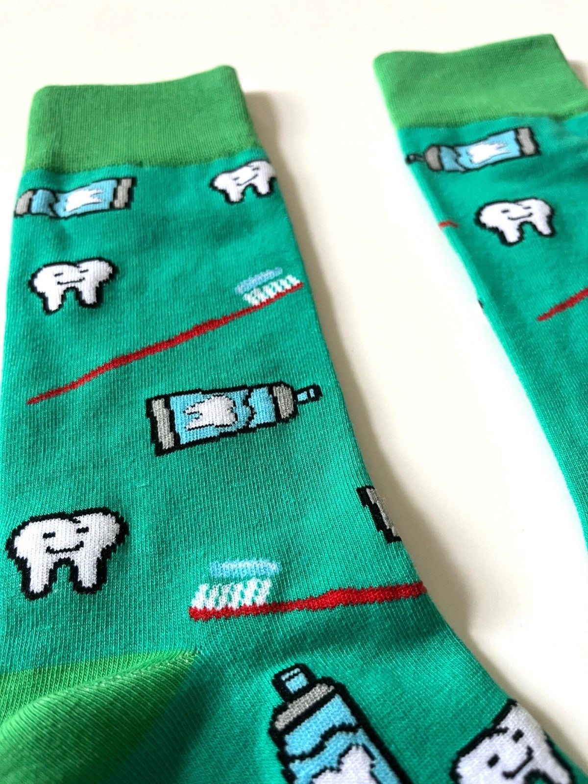 🦷 Chaussettes Dentiste - Green