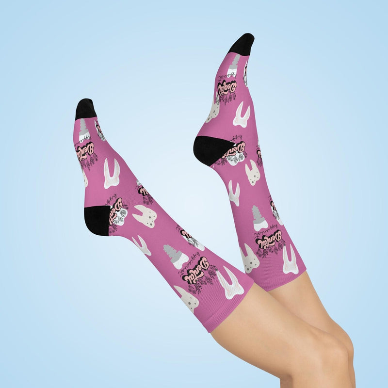 🦷 Chaussettes Dentiste - Pink