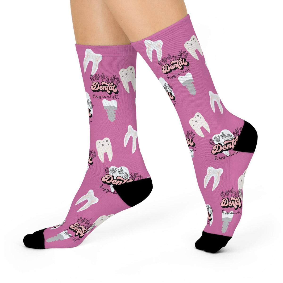 🦷 Chaussettes Dentiste - Pink