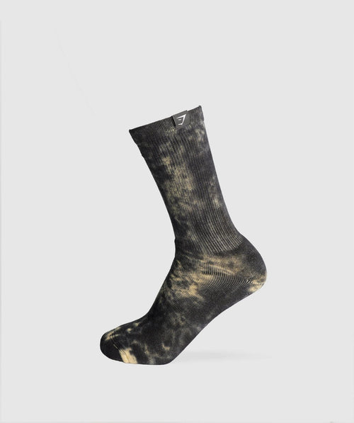 Chaussettes Acid Wash Noir