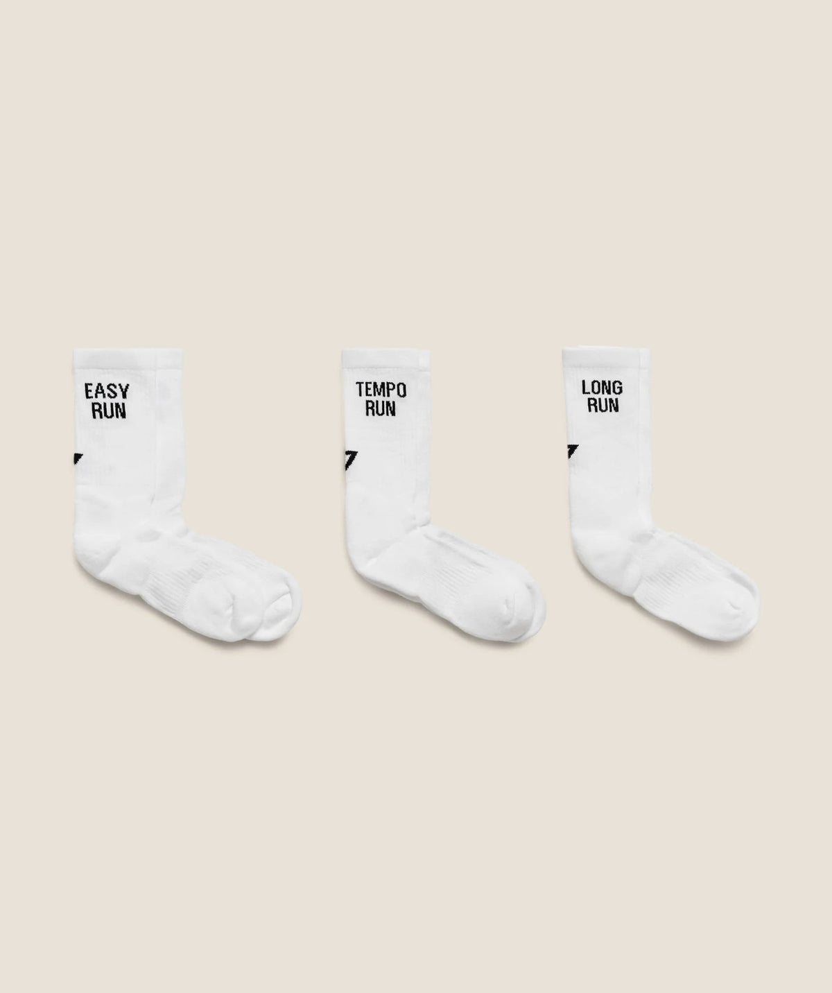 Pack Run Club Blanc – 3 paires