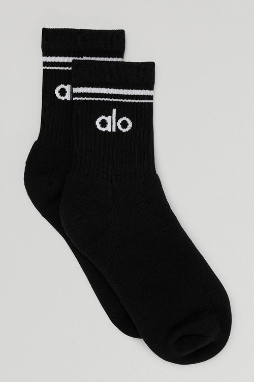Chaussettes Double Ligne Noir