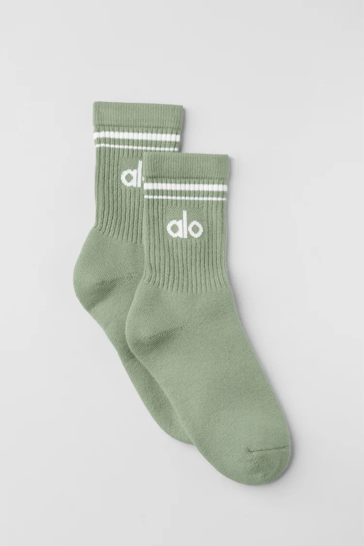 Chaussettes Double Ligne Sauge