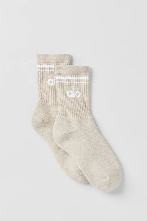 Chaussettes Double Ligne Sable Chiné