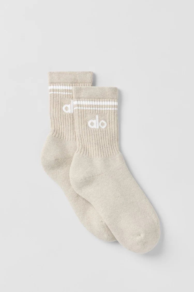 Chaussettes Double Ligne Sable Chiné